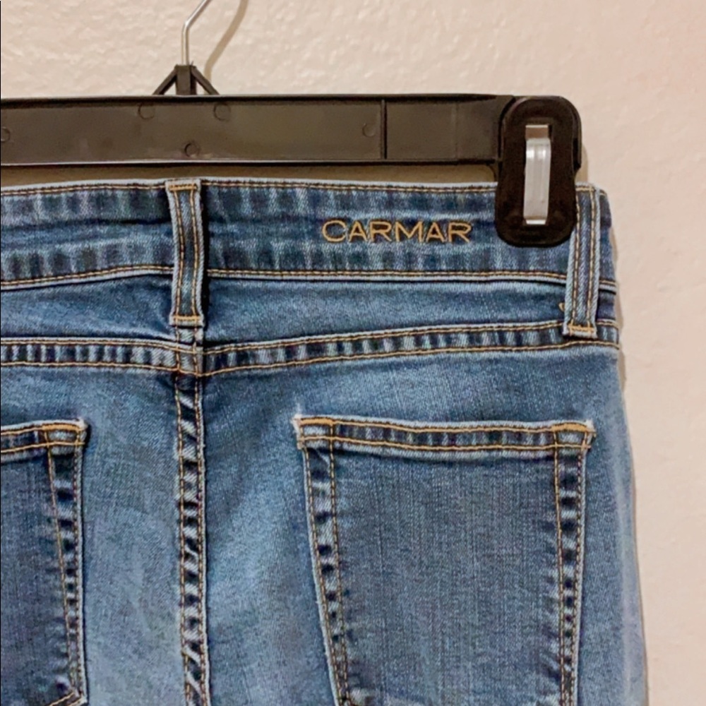 Carmar Blue Ripped Skinny Jeans (Size 25)